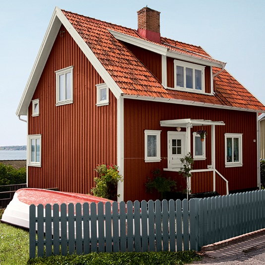 Traditionelle farver Rød